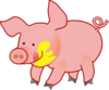 Happy Pig Clip Art